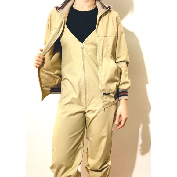 Vintage Beige Jumpsuit/ Romper/Sweatsuit - Picture 8 of 15